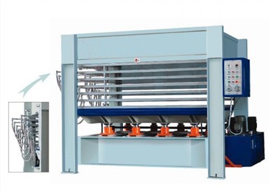 Fa ajtó készítő forró présgép